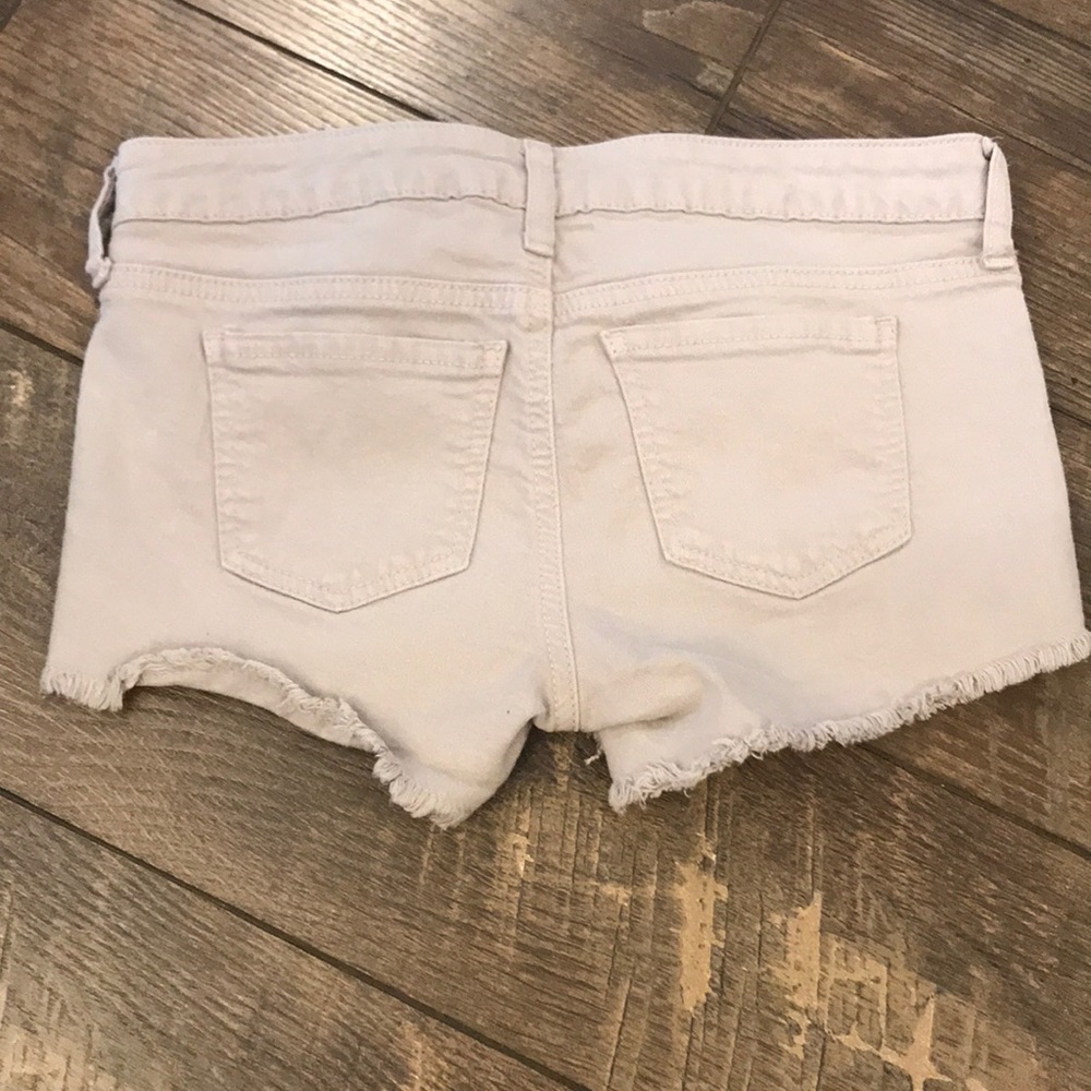Gray Denim Jean Shorts - Picture 4 of 4